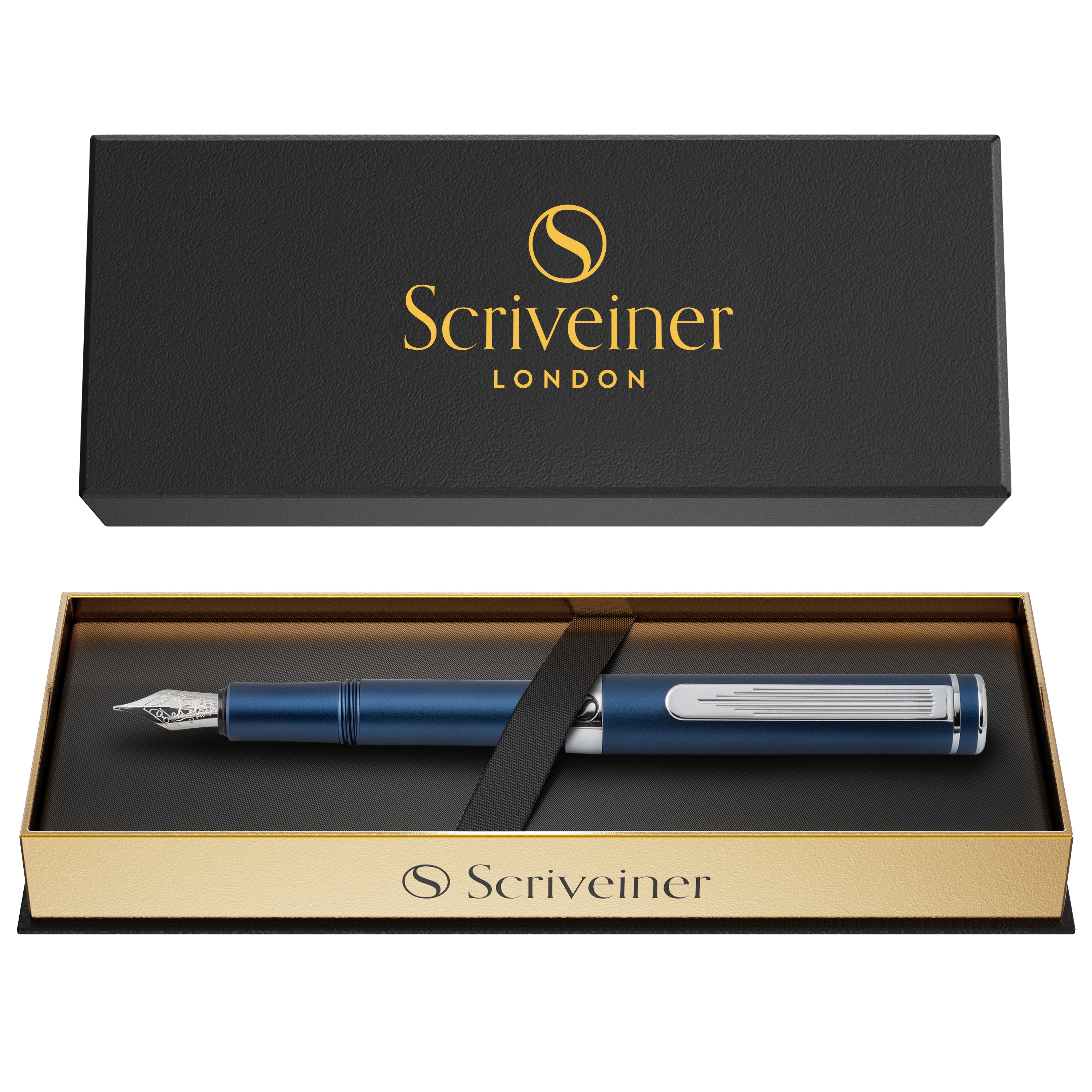 EDC Matt Blue Fountain Pen - Fine Nib