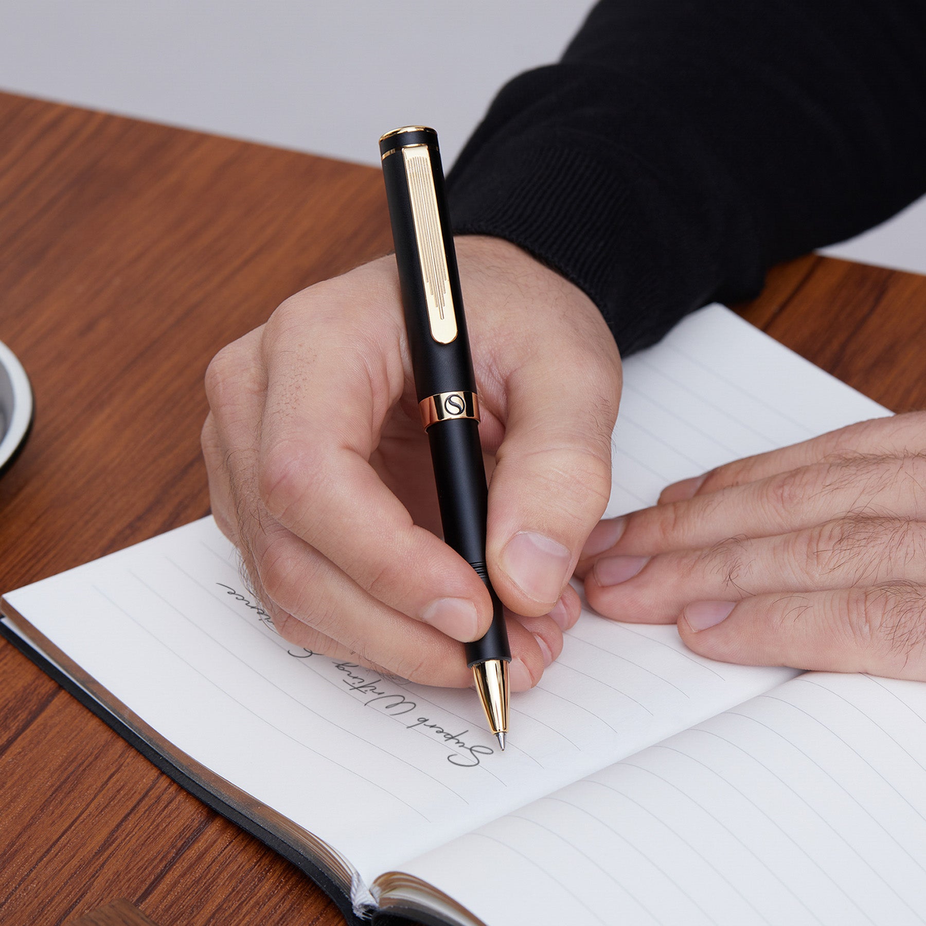 EDC Black Gold Rollerball Pen