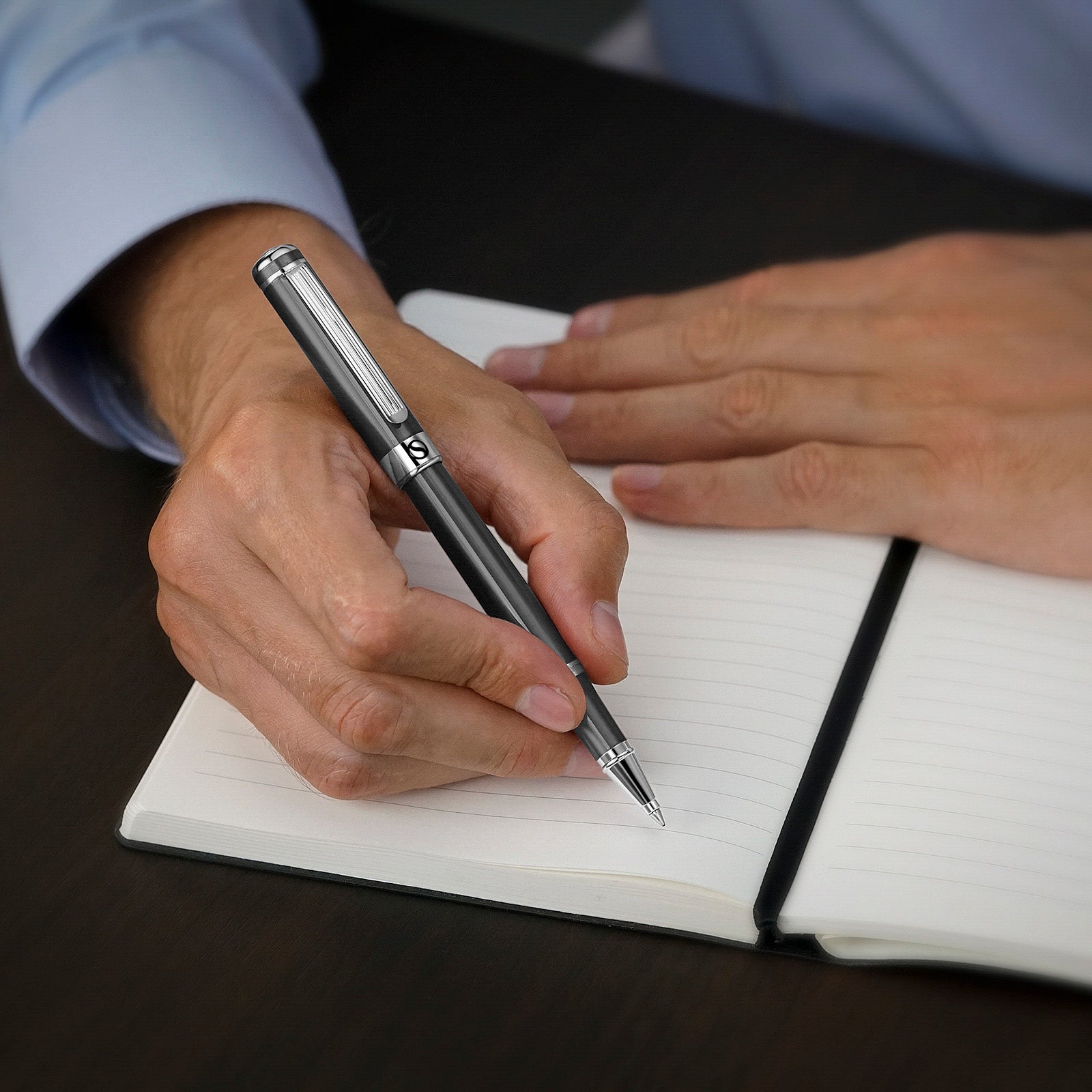 Classic Dark Grey Rollerball Pen - Special Edition