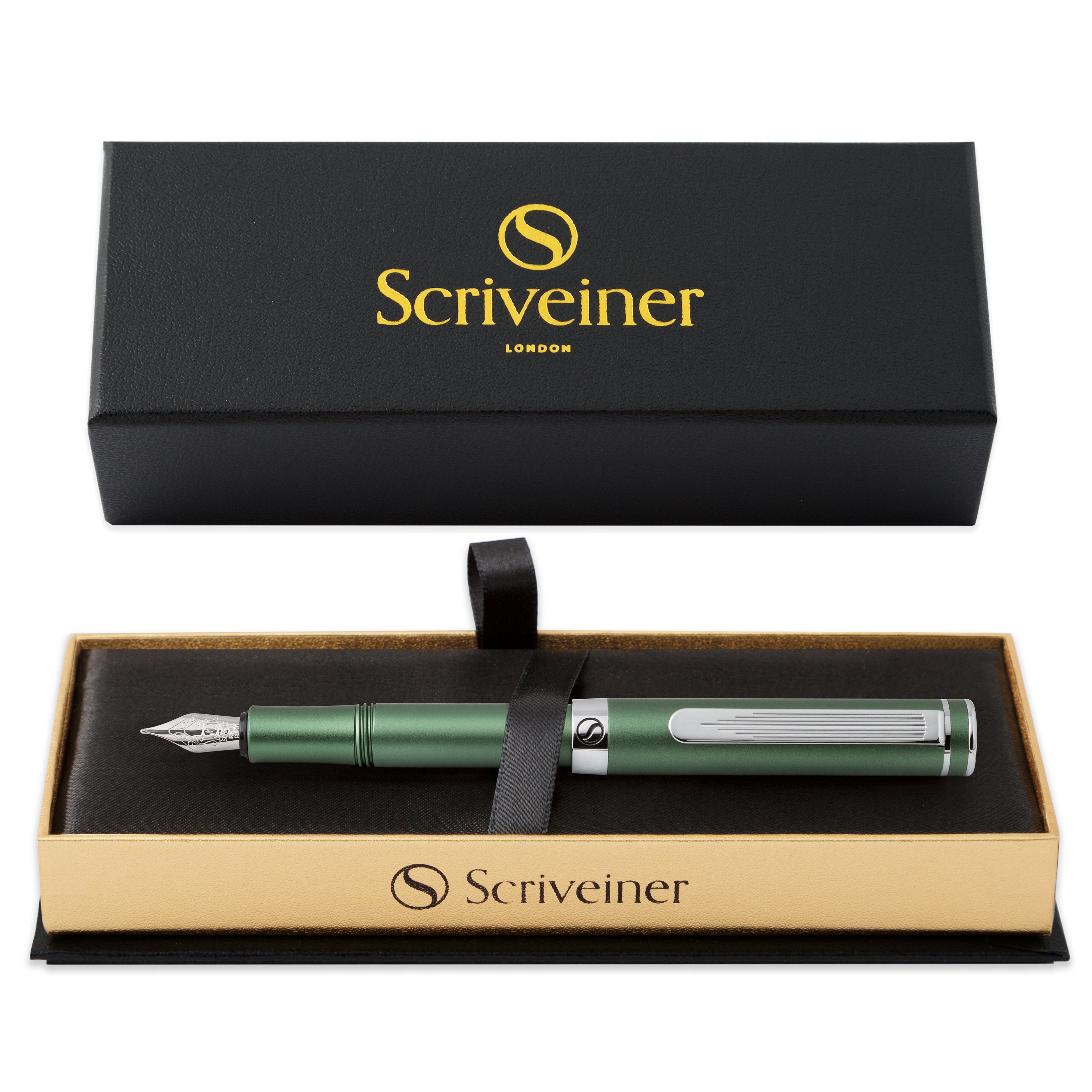 EDC Matt Green Fountain Pen - Fine Nib