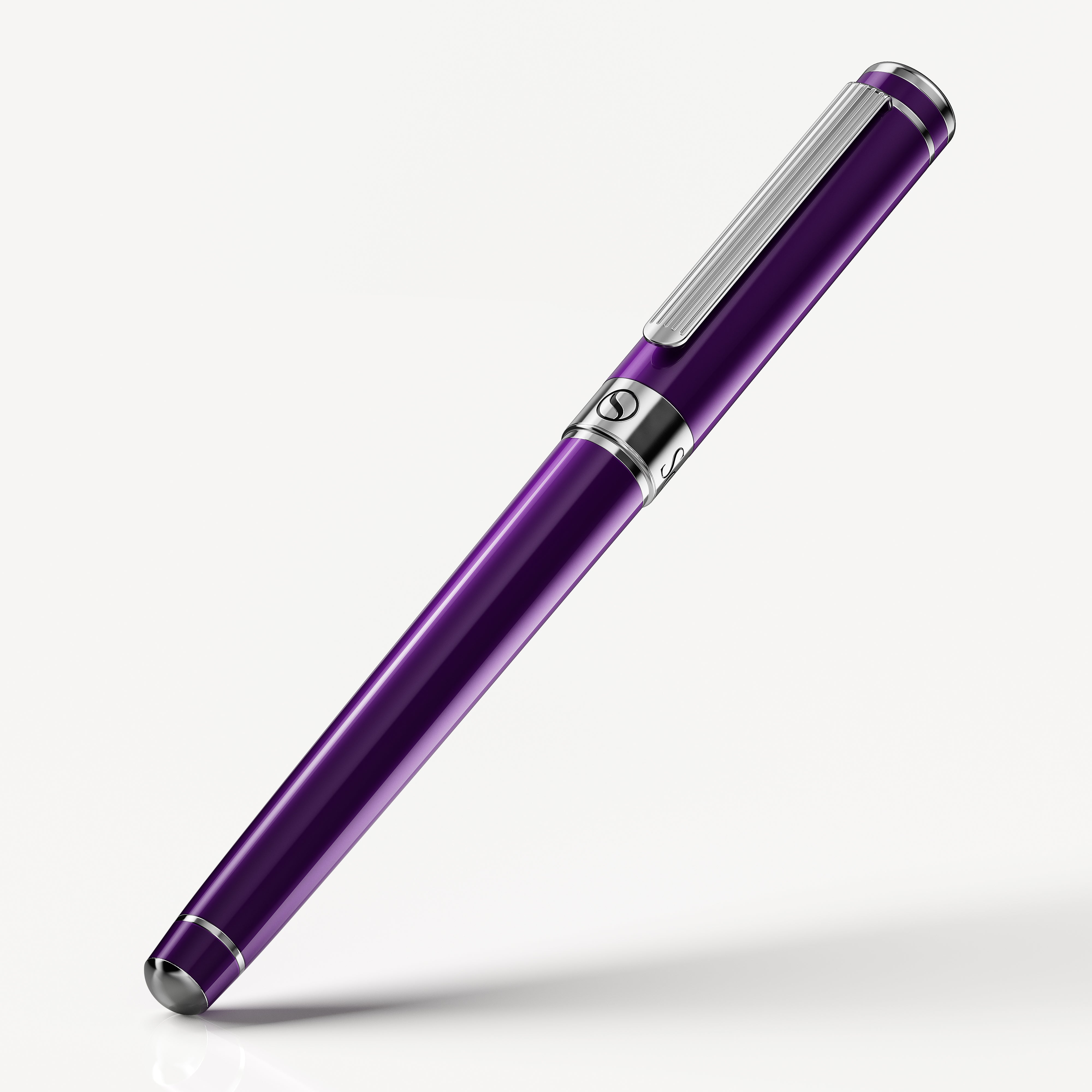 Classic Aubergine Rollerball Pen - Special Edition