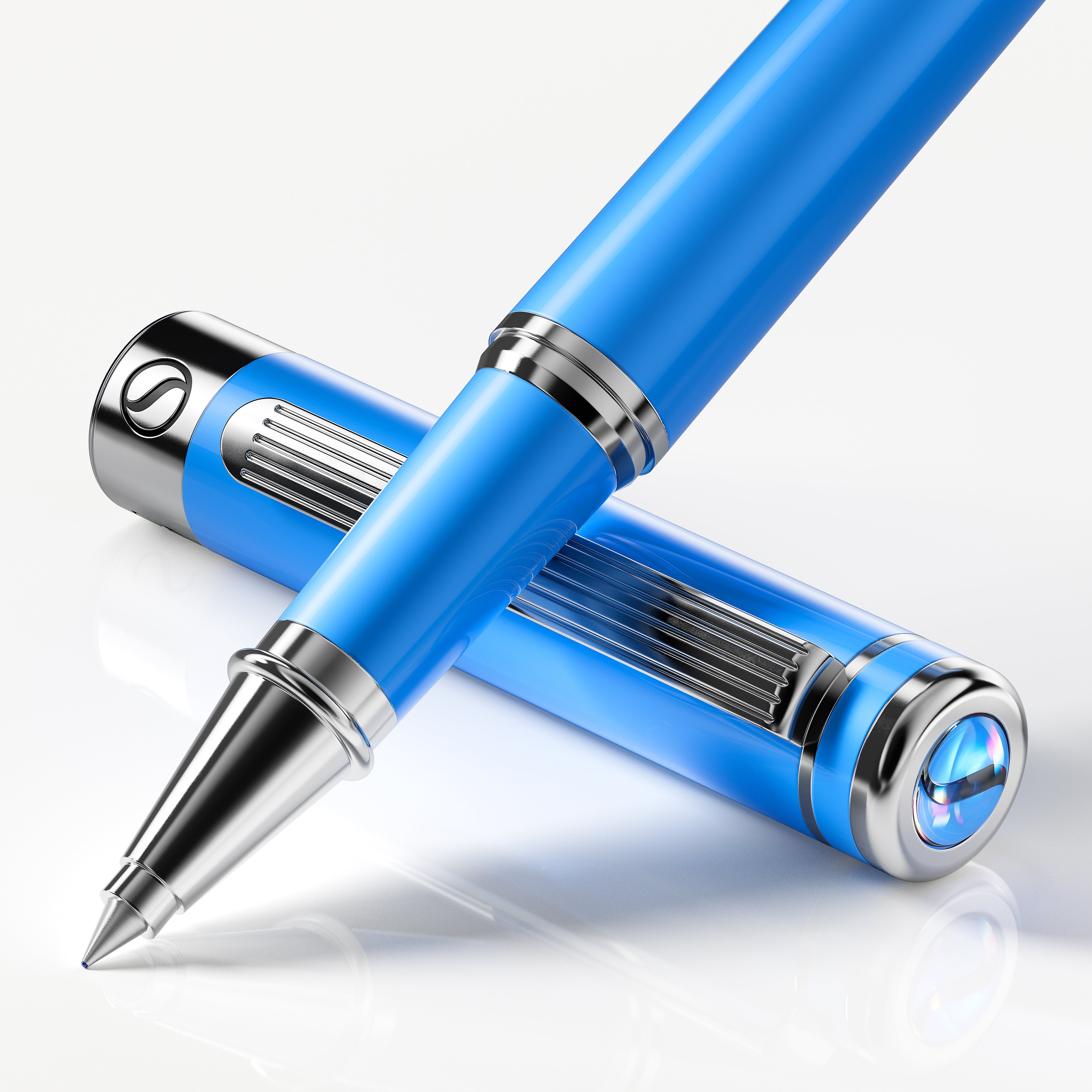 Classic Sky Blue Rollerball Pen - Special Edition