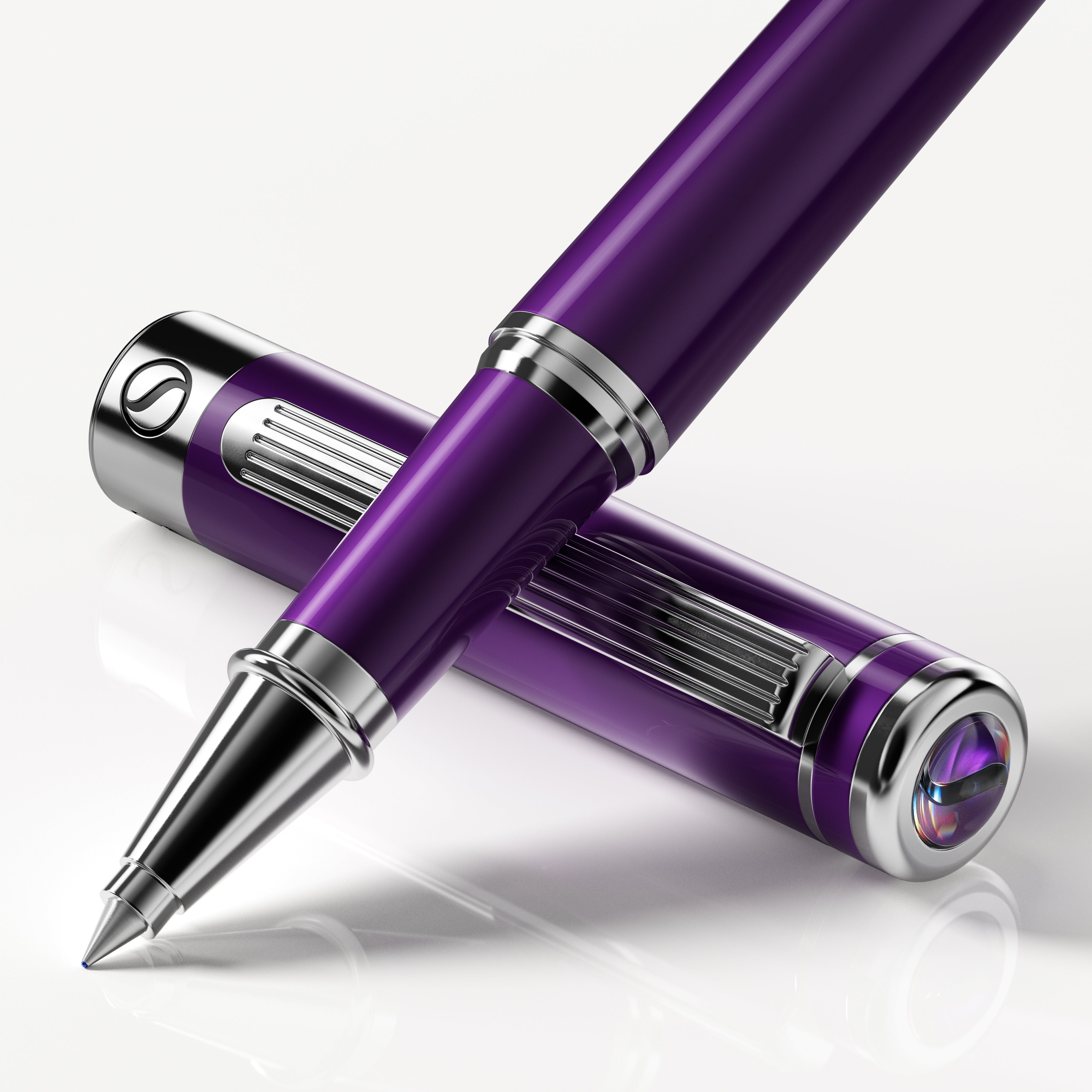 Classic Aubergine Rollerball Pen - Special Edition