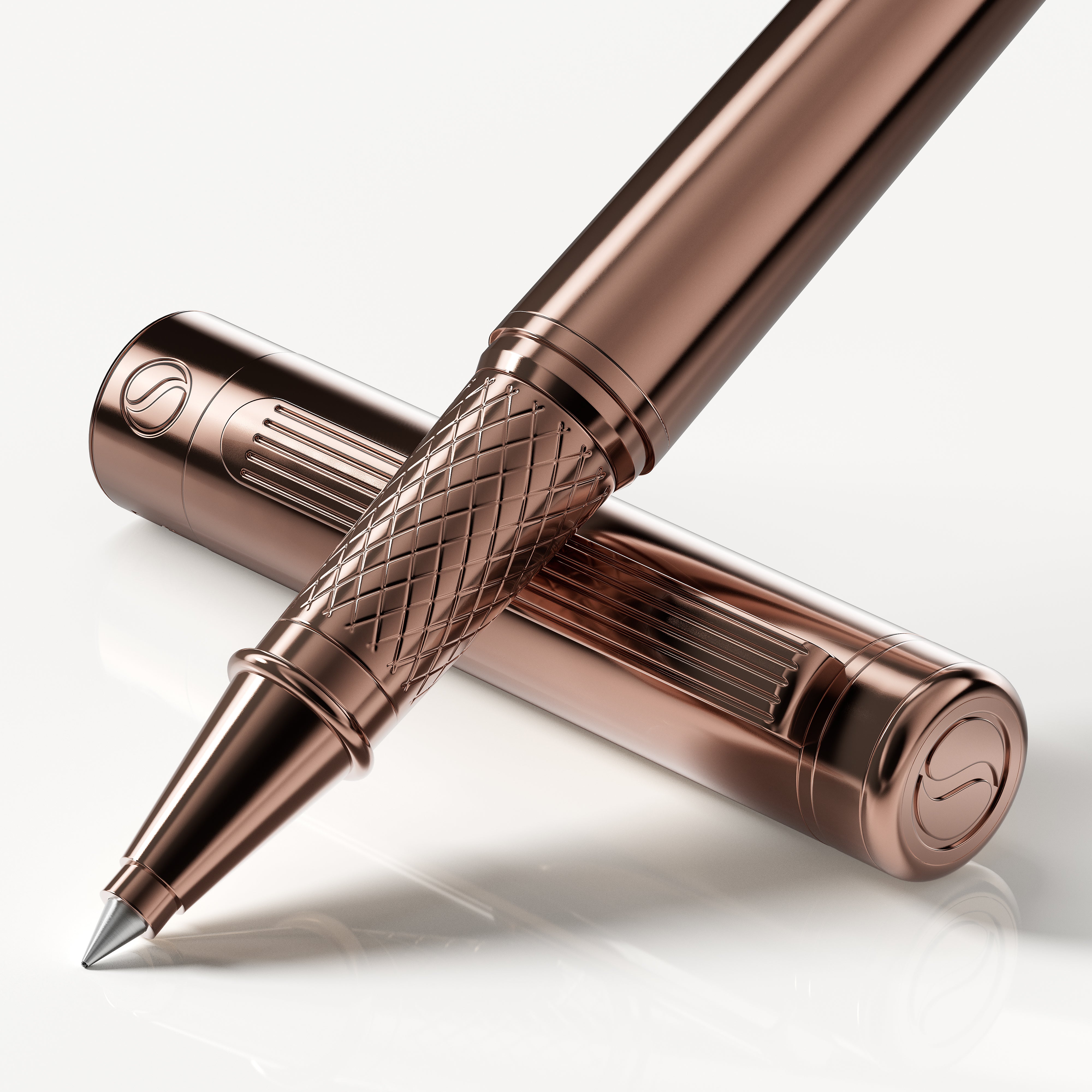 Classic Rose Gold Rollerball Pen - Special Edition