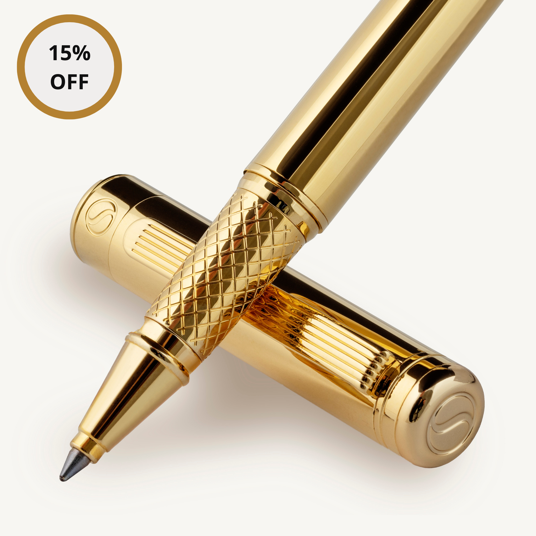 Classic Gold Rollerball Pen