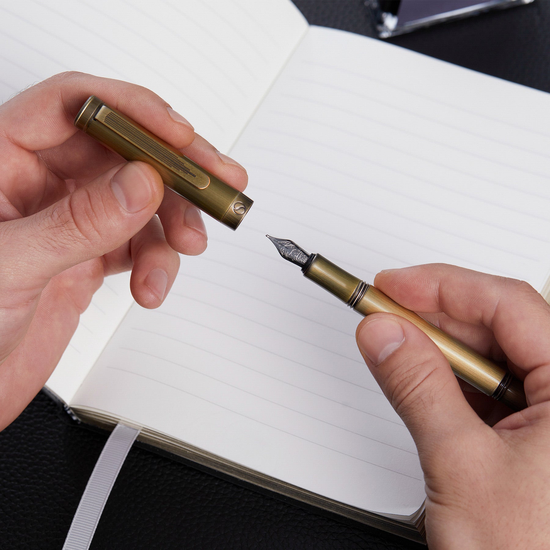 EDC Bronze Fountain Pen - Fine Nib