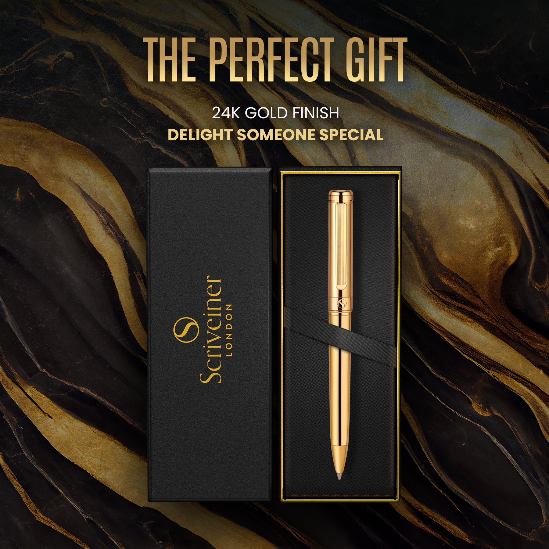 Scriveiner Classic Gold ballpoint Pen