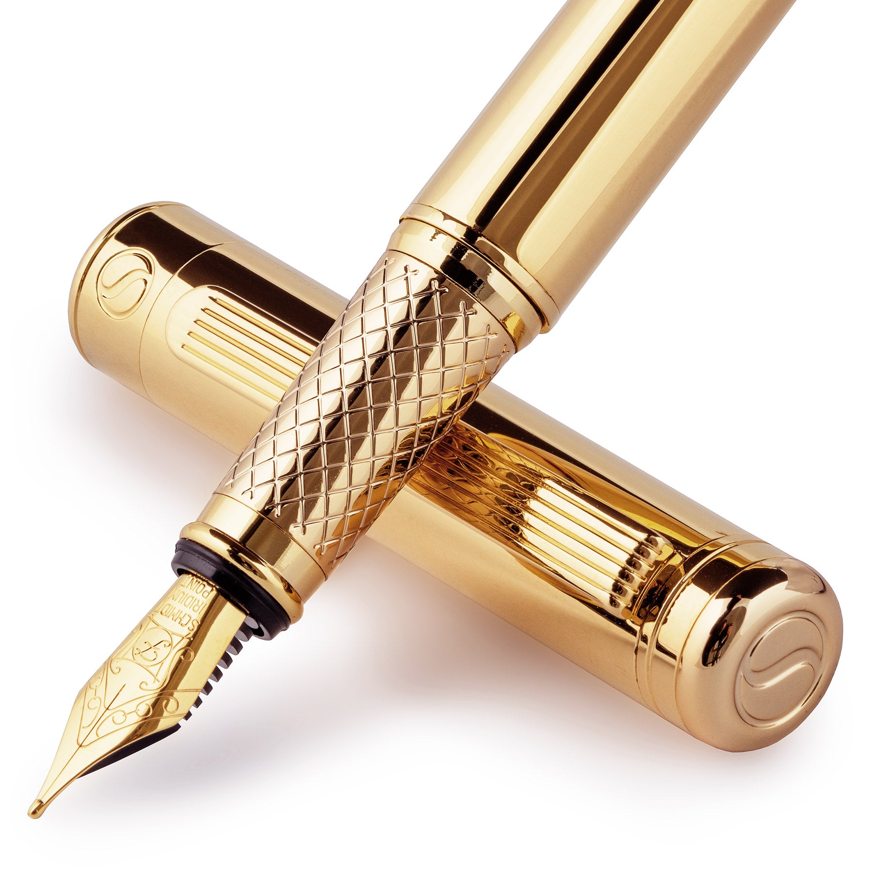 Scriveiner Classic Gold fountain Pen - Medium Nib