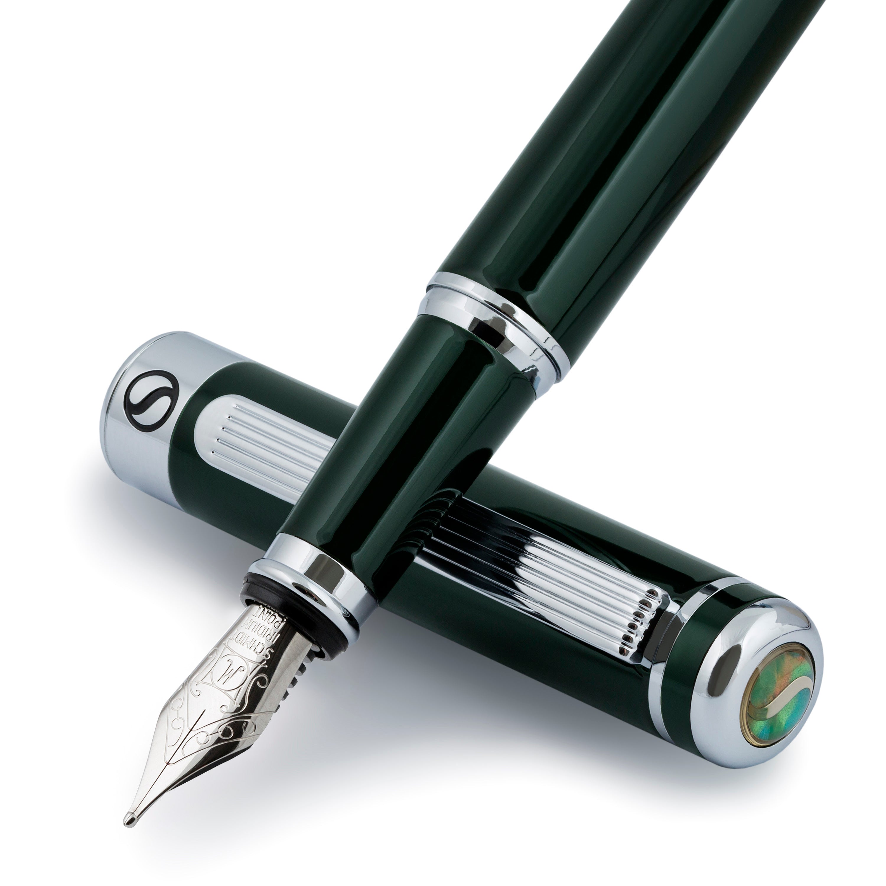 Classic British Racing Green Fountain Pen - Medium Nib