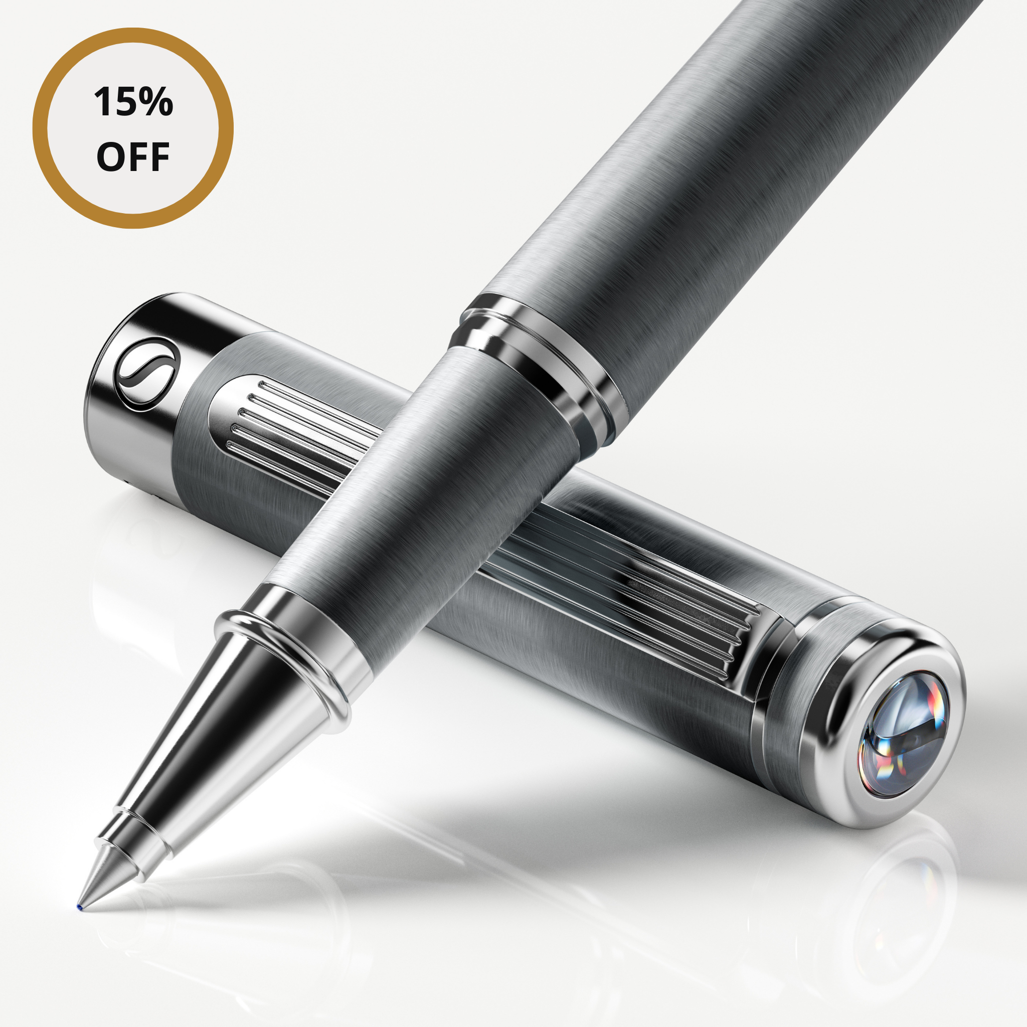 Classic Dark Grey Rollerball Pen - Special Edition