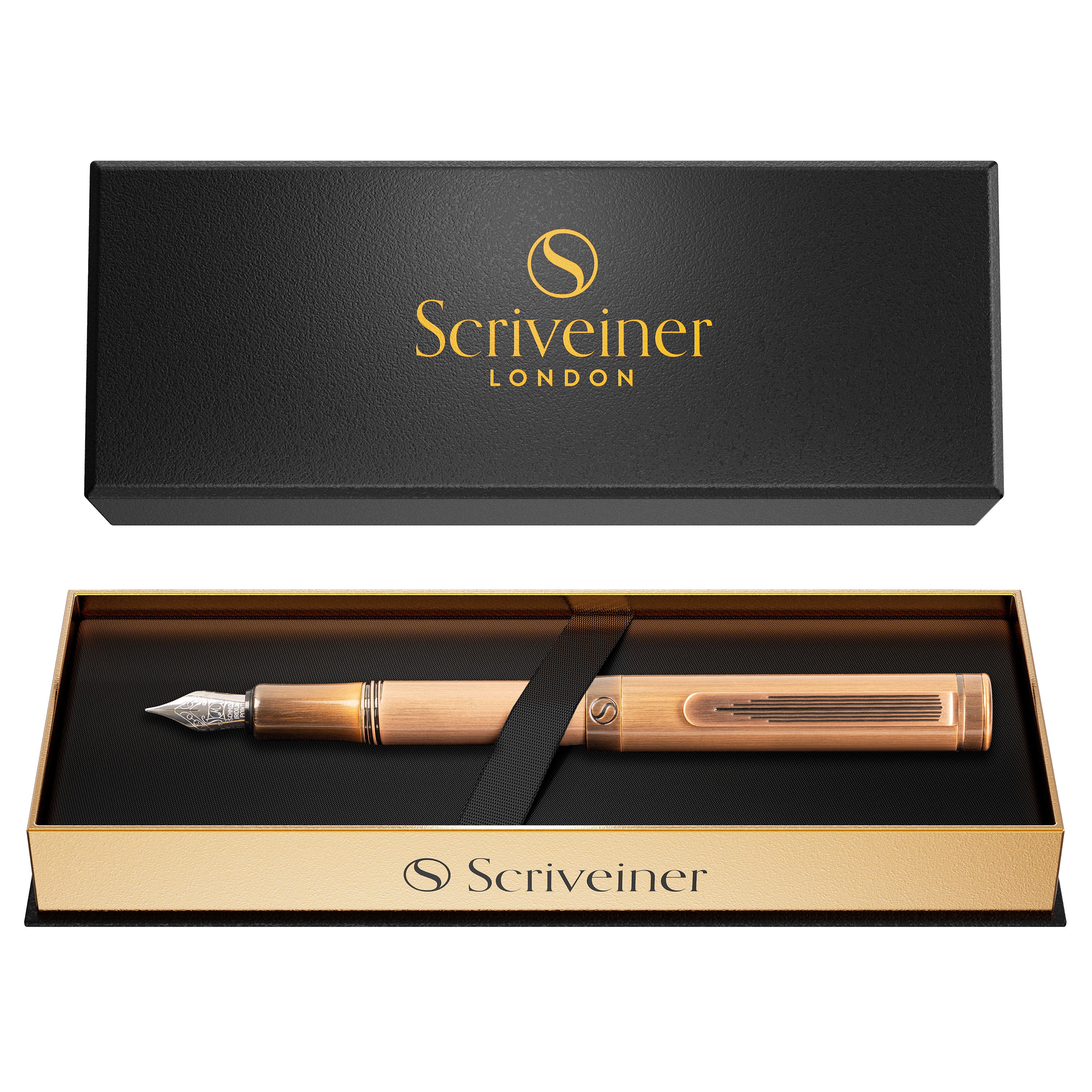 EDC Copper Fountain Pen - Fine Nib