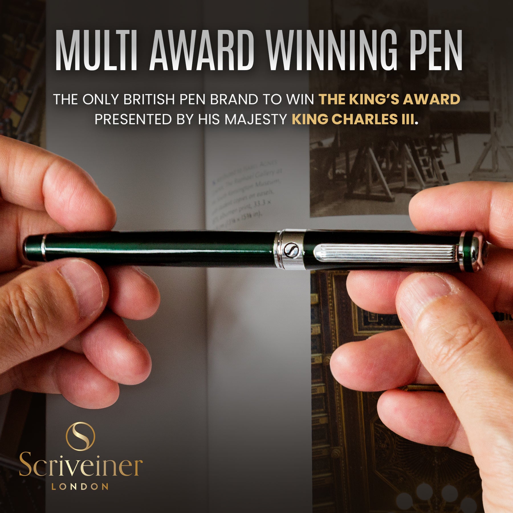 Scriveiner Classic British Racing Green Rollerball Pen