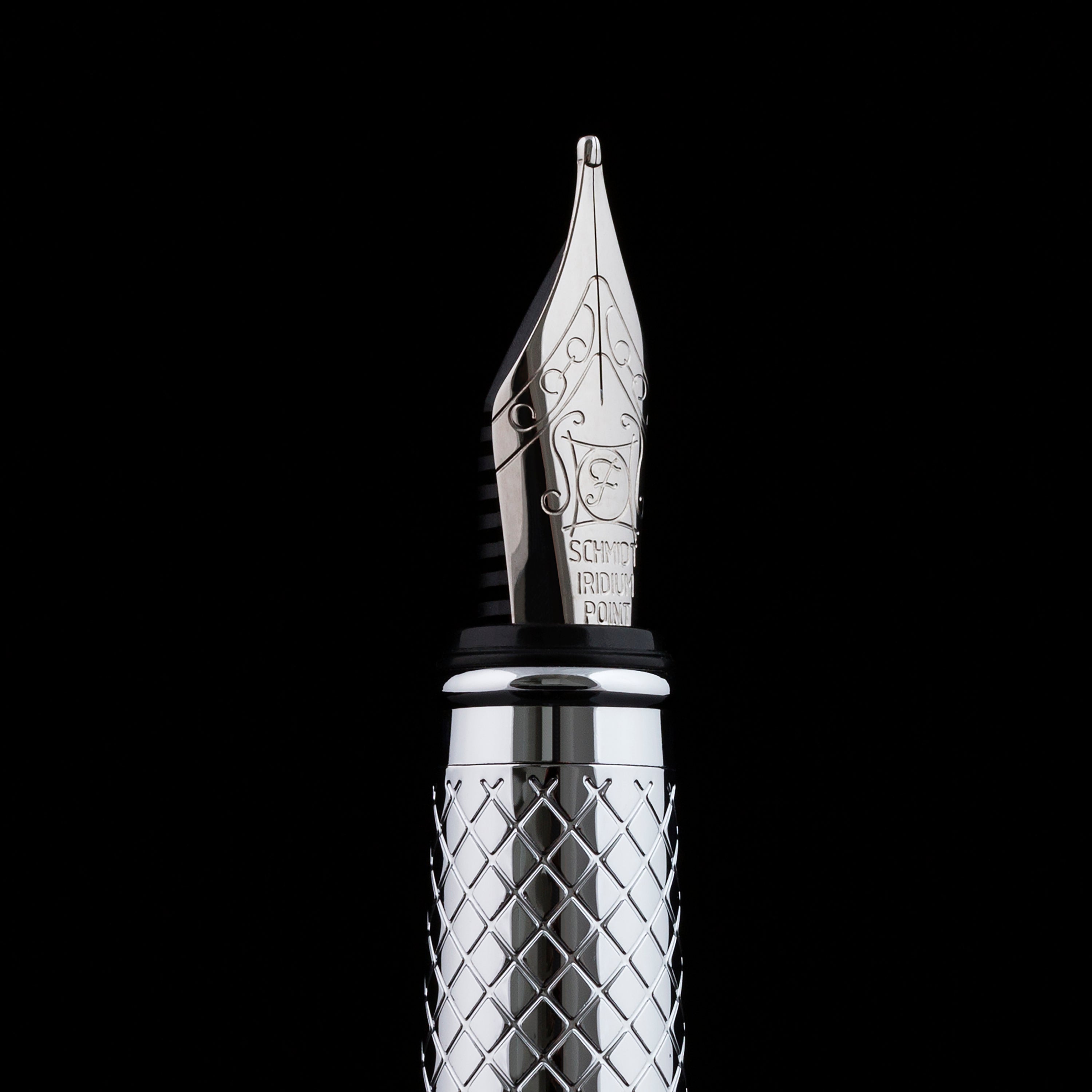 Classic Stainless Steel Fountain Pen - Fine Nib